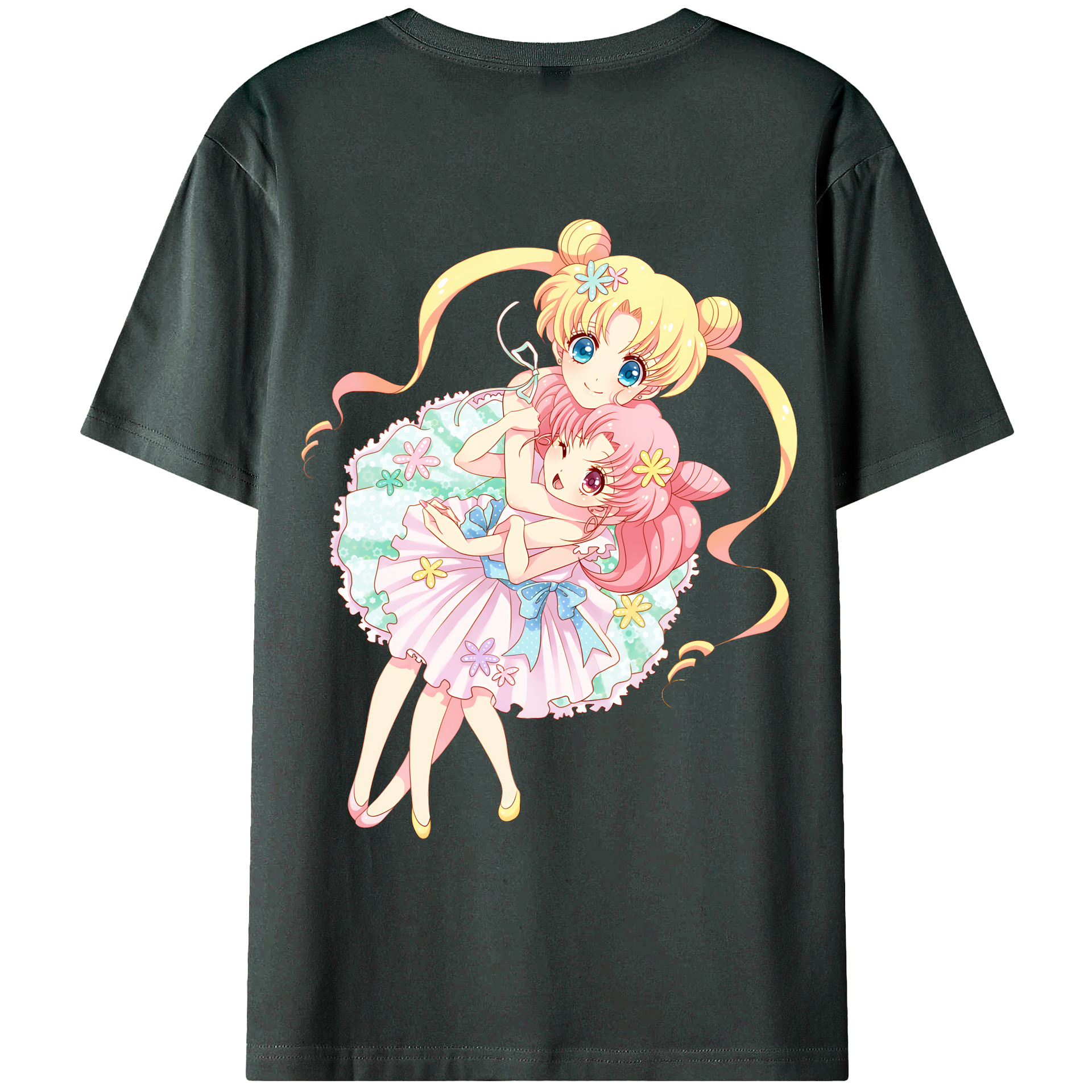 （画像用） 美少女戦士セーラームーン 愛野 美奈子 あいの みなこ Sailor Moon Aino Minako 綿100％ メンズ半袖Tシャツ（バックプリント） 通気性
